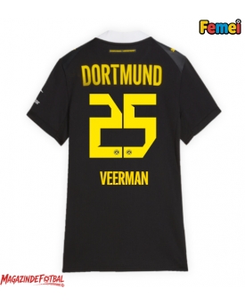 Borussia Dortmund Joey Veerman #25 Tricou Fotbal Replică 2026-27 Femei Deplasare Borussia Dortmund Joey Veerman #25 Tricou Fotbal Replică 2026-27 Femei Deplasare